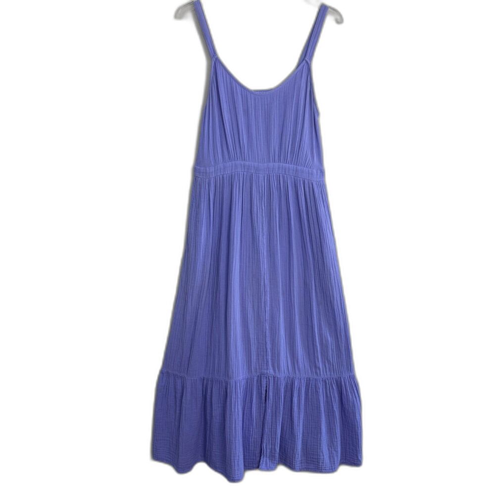 Xirena Cotton Gauze Sleeveless Dress Sz M Resort Wear Coastal Grandma